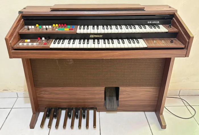 Órgão Gambitt DX250R Relíquia