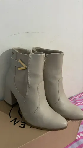 Bota Feminina Mississipi Cano Curto Salto Bloco 