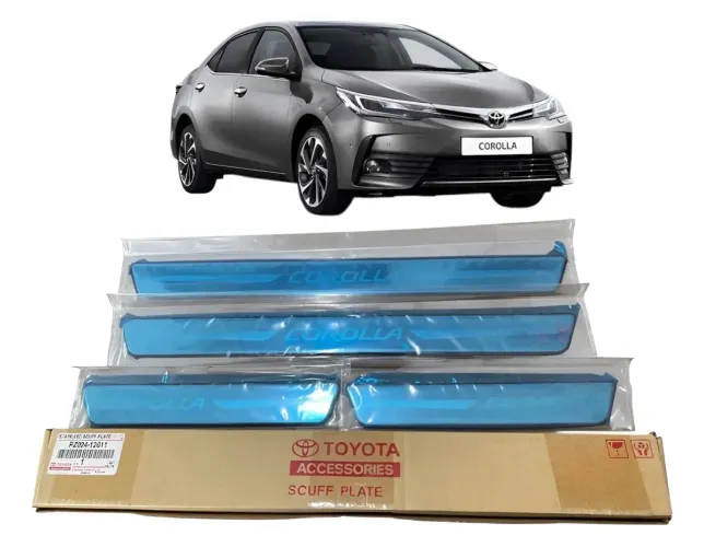 Soleira em inox , corolla 20/26 sedan 