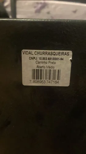 Churrasqueira Nova, 300 no PIX, 350 no crédito.