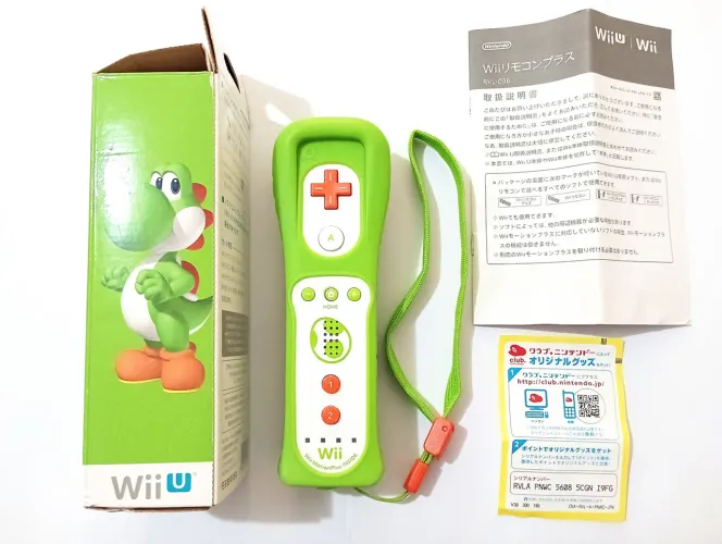 Controle Nintendo Wii U Yoshi Original completo
