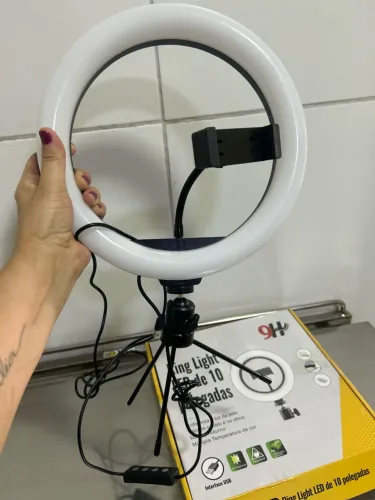RING LIGHT LED 10 POLEGADAS