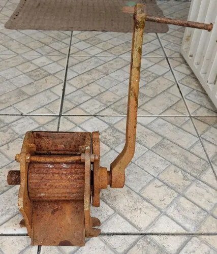 Antiguidade para decoração ferro fundido enfeite cenário jardinagem decoração exterior  