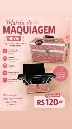 Maleta de maquiagem 