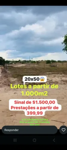 _Lotes 1000M² na BR 116 norte, 15 min .de Feira