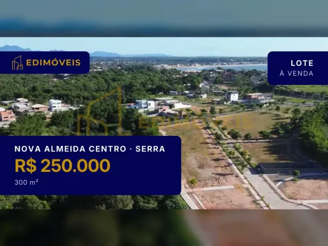 Lote em Nova Almeida Centro: Terrenos planos, tranquilidade e natureza ao seu redor!