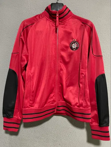 Jaqueta Moletom Club Athletico Paranaense Vermelha Antiga Oficial