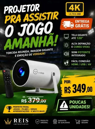 Projetor em promoção 