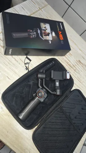Gimbal para celular Hohem M6 com módulo de câmera rastreamento IA