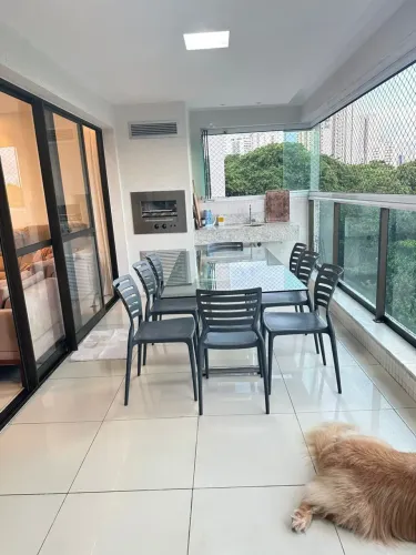 Lê Parc, alto padrão, 4 quartos, 2 suítes, porcelanato, varanda gourmet, 170m², lazer comp