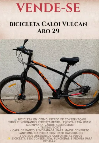 bicicleta + Caloi + Vulcan