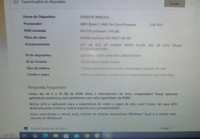 VENDO PC GAMER OU TROCO POR UM INFERIOR MAIS VOLTA. (NÃO TROCO POR VIDEO GAME OU CELULAR)