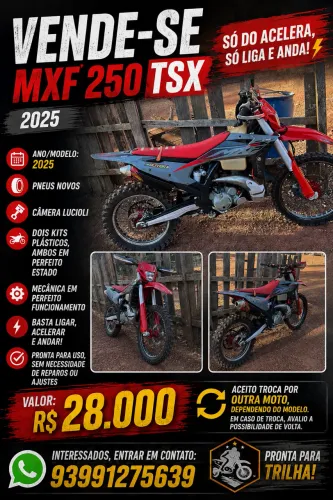 Mxf ano 2025 modelo 2026