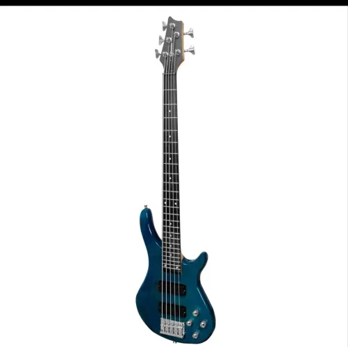 Contra-baixo Elétrico 5 cordas Giannini<br>GB-205A Translucent Blue (TBL)