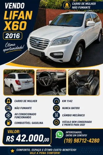 Lifan X60 1.8 16V 128cv 5P Mec. 2016