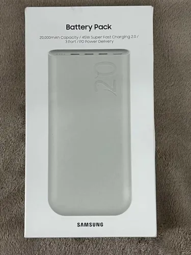 POWER BANK SAMSUMG 45W 20.000MAH NOVO LACRADO