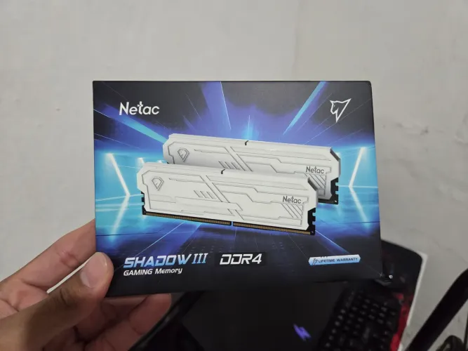 Memória RAM Netac DDR4 16GB (2x8GB) - Dual Channel - Alta Performance para PC