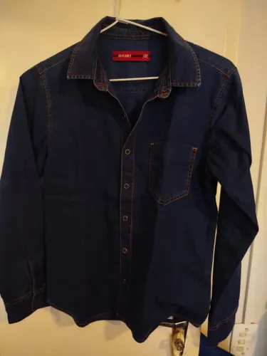 Camisa jeans infantil