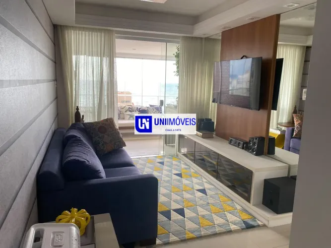 Apartamento Mobiliado com Vista para o Mar na Pituba, Salvador, 1 Suíte, Academia, Piscina