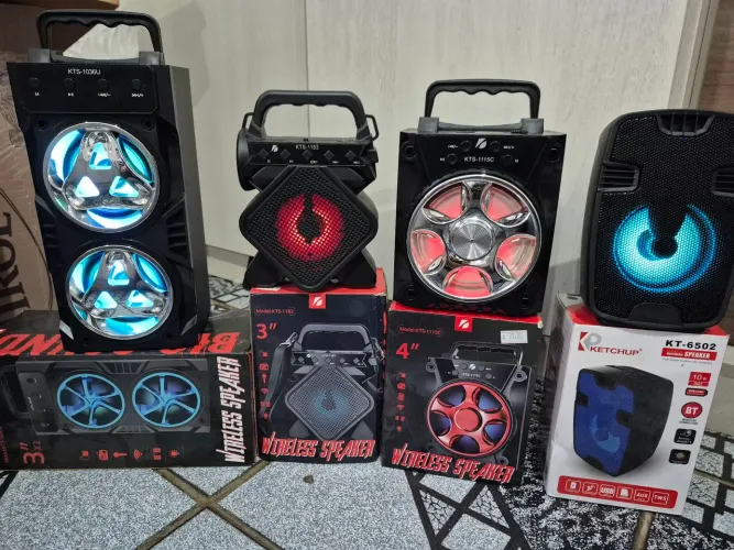 Caixinhas de som Bluetooth