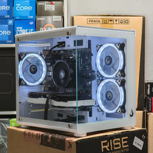 Pc gamer - Ryzen 5 5500 - 16gb ram - RX 6600 | Novo com 1 ano de garantia