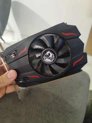 Placa rx550 4gb passo cartão
