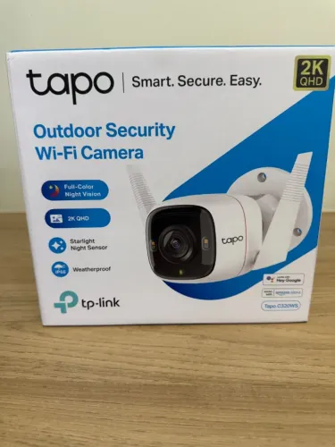 Câmera TP-Link Tapo Externa 2K QHD Usada em Ótimo Estado