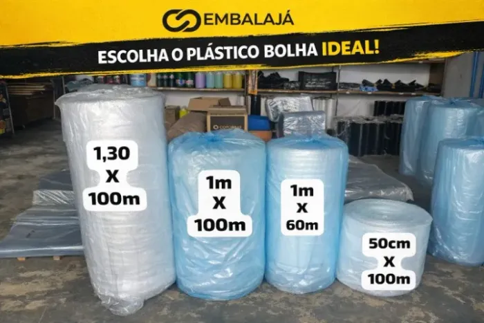 Plástico Bolha de Diversos tamanho