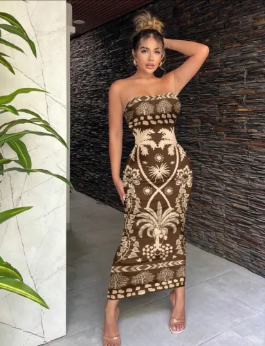 Vestidos longos midi