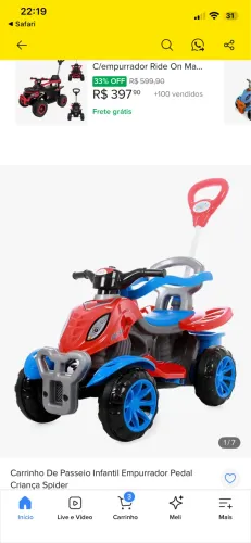 carro de passeio homem aranha