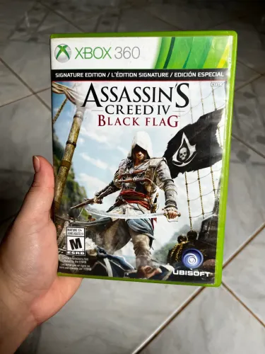 Jogo Xbox 360- Assasin's creed IV black flag.