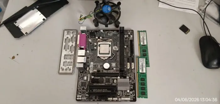 Kit Placa Mãe Com Processador + Cooler + 8gb Processador Intel Core i7-4770 Vel. 3.40ghz