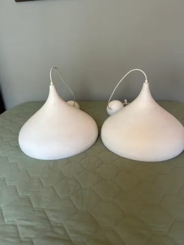 Lustre branco 2 unidades