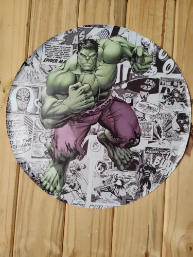 Painel em lona Hulk 50x50