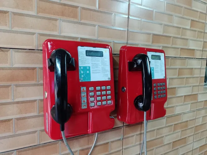 Telefone orelhão antigo pra decoração 