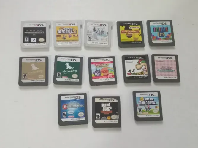 lote cartuchos DS e 3DS - Jogos originais