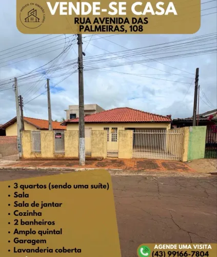 Vende- se casa em Ribeirão Claro