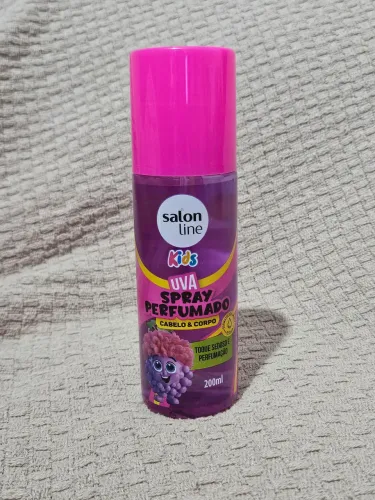 Spray Perfumado Cabelo E Corpo Salon Line Kids Uva 200ml