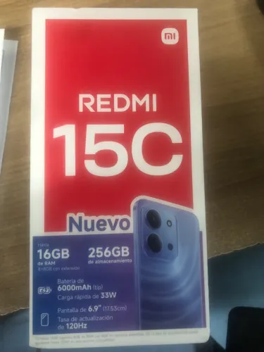REDMI 15C 8 + 8GB RAM 256GB Memória