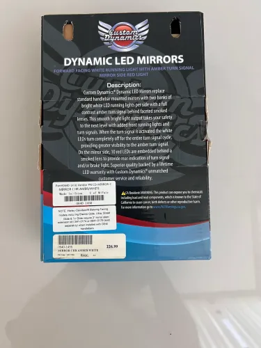Retrovisor Cromado com seta integrada