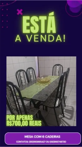Mesa especial para decorar sua sala de jantar!