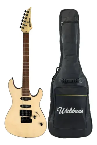 Guitarra Waldman Eletrica Com Capa WIS-160 FM/B