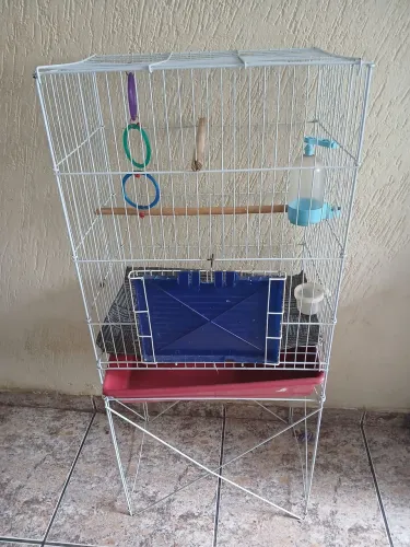 Gaiola para calopsita em otimo estado 