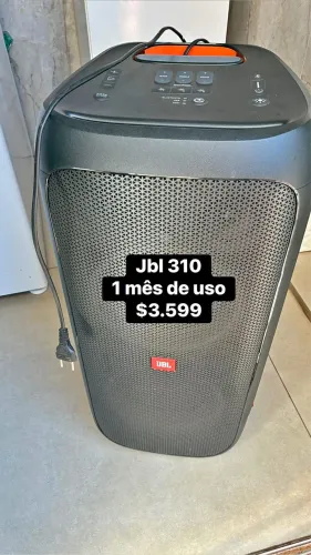 Jbl 310 aparelho novo menos de 6 meses de uso