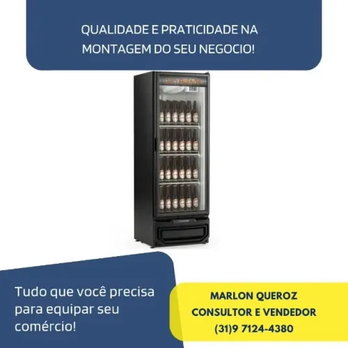 Cervejeira Expositora 410L Gelopar 220V