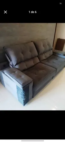Sofá Reclinável e Retrátil