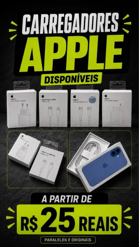Carregadores iPhones