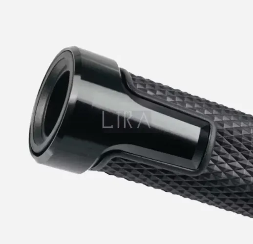 Par de Manopla Esportiva Moto Alumínio e Borracha (Universal 22mm)