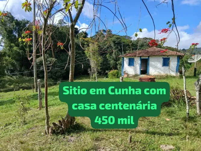 Sitio em Cunha por 450 mil