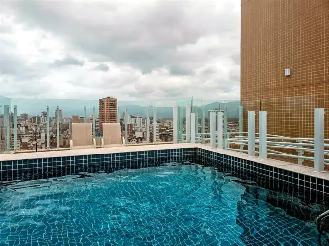 APARTAMENTO COM 40,00 m² - BOQUEIRÃO - PRAIA GRANDE SP